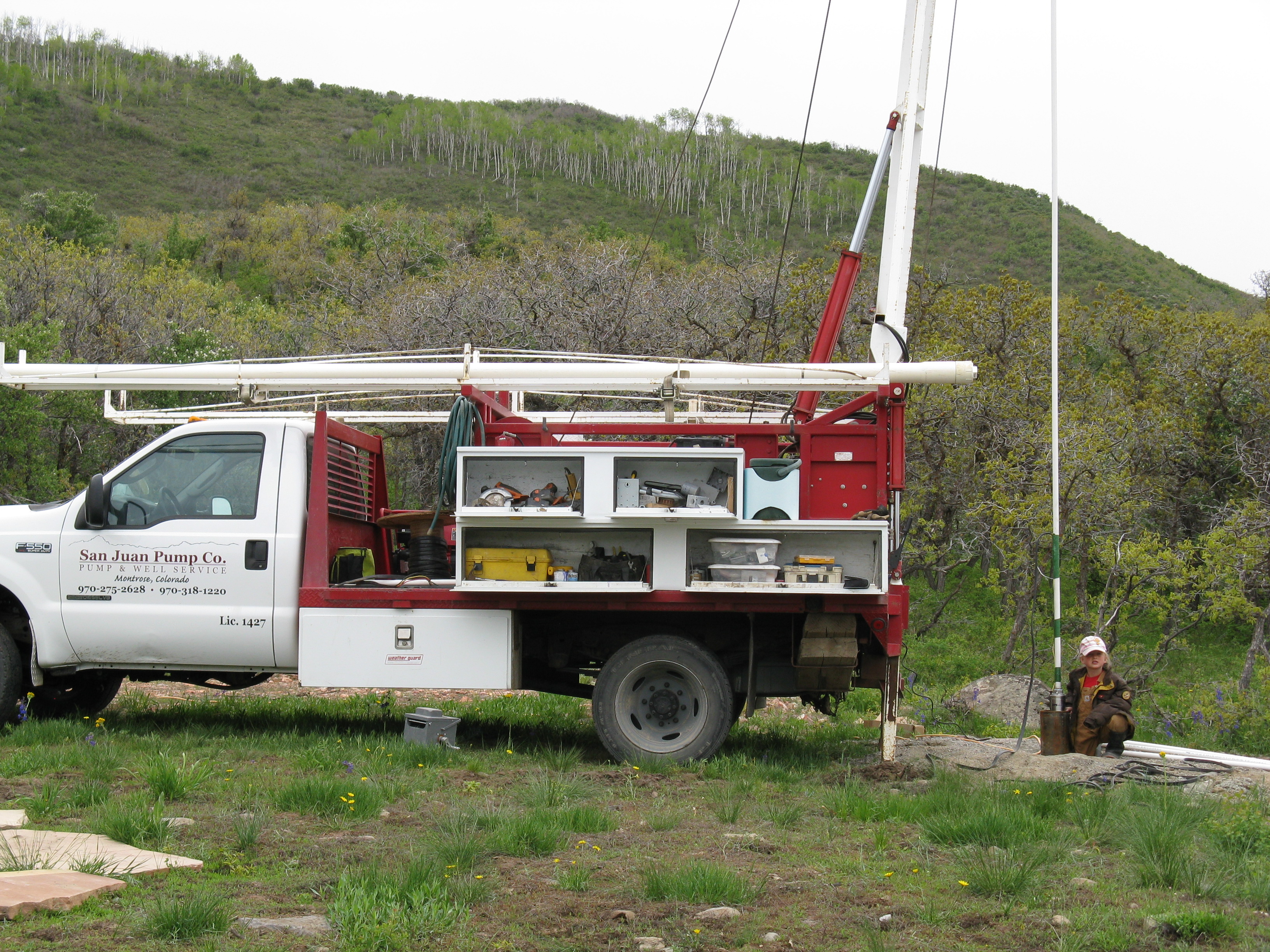 San Juan Pump Co. drilling well